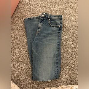 Zara Classic Denim Straight Leg Jeans